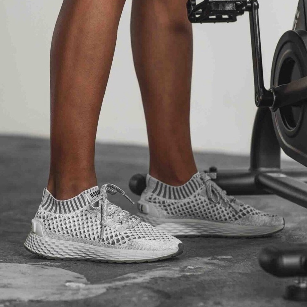 Nobull Gray Knit Runner Mens Sz 8 /Womens Sz 9.5